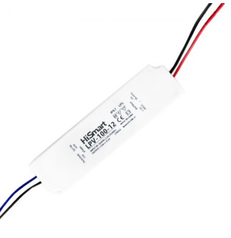 Maitinimo šaltinis 12V, 8.5A, 100W, IP67