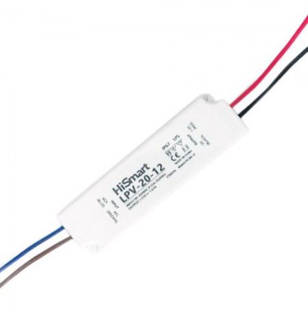 Maitinimo šaltinis 12V, 1.67A, 20W, IP67