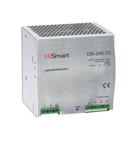 Maitinimo šaltinis 12V, 20A, 240W, DIN