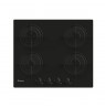 Candy Hob | CVW6BB | Gas on glass | Number of burners/cooking zones 4 | Knobs | Black