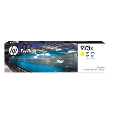 HP 973X high yield yellow original PageWide cartridge
