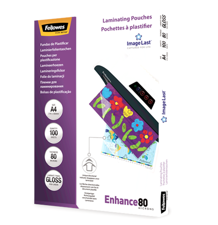 Fellowes Laminating Pouch PREMIUM A4, Clear