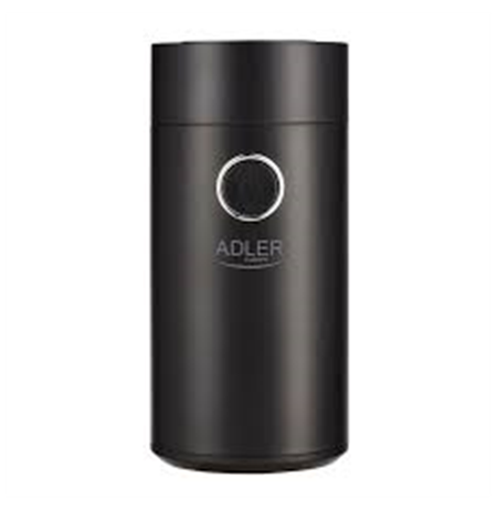 Adler Coffee grinder AD4446bs  150 W, Coffee beans capacity 75 g, Lid safety switch, Black