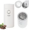 Adler Coffee grinder AD4446wg 150 W, Coffee beans capacity 75 g, Lid safety switch, White