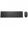 Dell | Pro Keyboard and Mouse | KM5221W | Keyboard and Mouse Set | Wireless | Batteries included | US | Black | Wireless connect