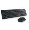Dell Pro Keyboard and Mouse  KM5221W Wireless, Wireless (2.4 GHz), Batteries included, US International (QWERTY), Black