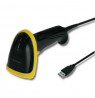 Qoltec 50867 Laser reader 1D | 2D | USB | Black