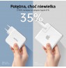 CHOETECH WALL CHARGER 2 x USB GAN 65W WHITE PD8002