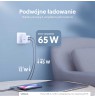 CHOETECH WALL CHARGER 2 x USB GAN 65W WHITE PD8002