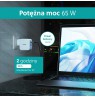 CHOETECH WALL CHARGER 2 x USB GAN 65W WHITE PD8002