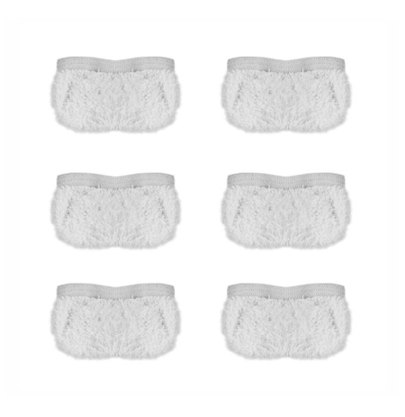 Polti Kit of 6 Cloths for Vaporetto PAEU0282 White