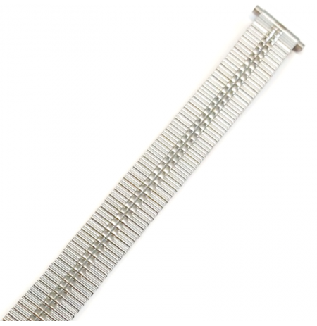 Metalinė tampoma laikrodžio apyrankė M-SILVER-087-MEN