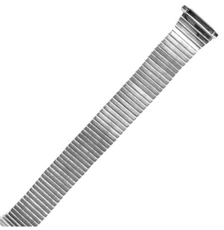 Metalinė tampoma laikrodžio apyrankė M-SILVER-126-MEN