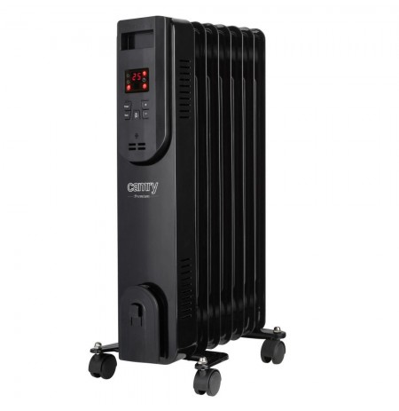 Electric oil heater with remote control CAMRY CR 7814 13 fins, 2500 W black