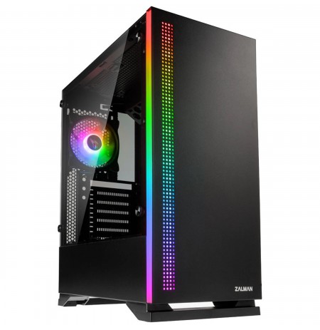 Zalman S5 Black ATX, RGB fan, T/G