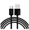USB CABLE MICRO 3A BLACK SOMOSTEL 3100mAh QUICK CHARGER 1.2M POWERLINE SMS-BP02