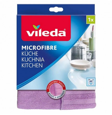 Kitchen Cleaning Cloth Vileda 2in1 Kuchen Microfibre (lilac)