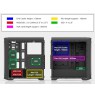 Zalman N5 TF ATX, RGB fan x4, T/G