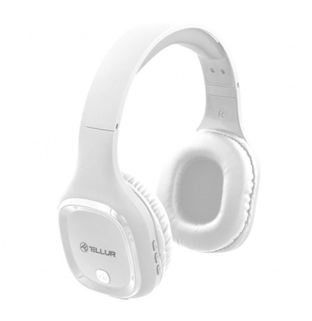 Tellur Bluetooth Over-Ear Headphones Pulse white