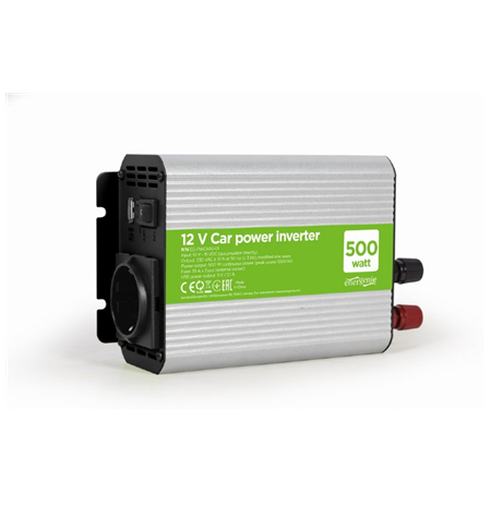 Gembird 12 V Car power inverter, 500 W EG-PWC500-01