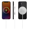 Bevieliks kroviklis DELTACO su magnetinio fiksavimo funkcija, tinka Apple iPhone 12/13, 1 m, baltas / QI-1034