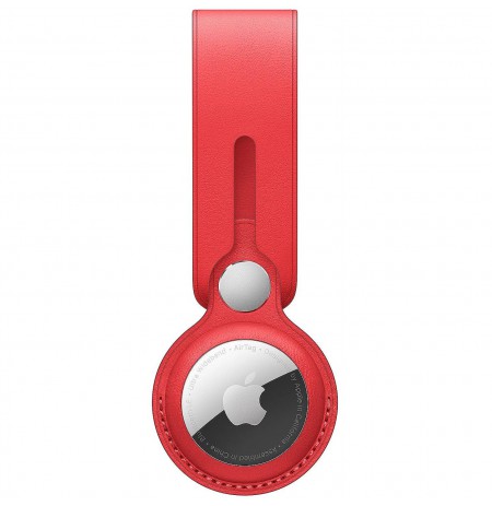 Apple AirTag Leather Loop (PRODUCT)RED