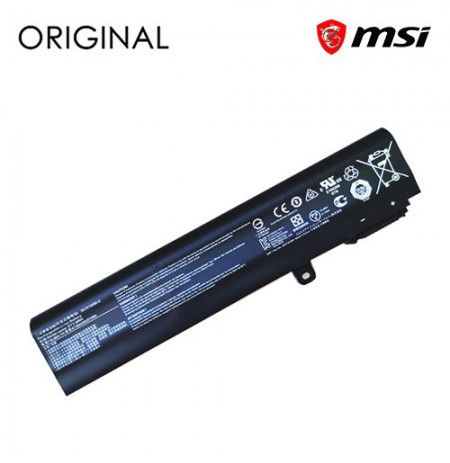 Nešiojamo kompiuterio baterija MSI BTY-M6H, 4730mAh, Original