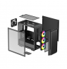 Deepcool MID TOWER CASE CG540  Side window, Black, Mid-Tower, Power supply included No