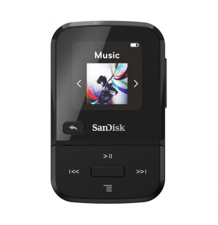 SANDISK MP3 CLIP SPORT GO 32GB Juoda