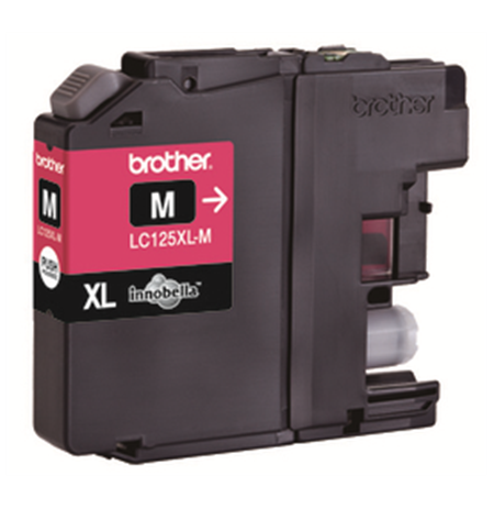 Brother LC125XLM, Magenta Ink Cartridge 1.2K pages for DCP-J4110, MFC-J4410, J4510, J4610, J4710 