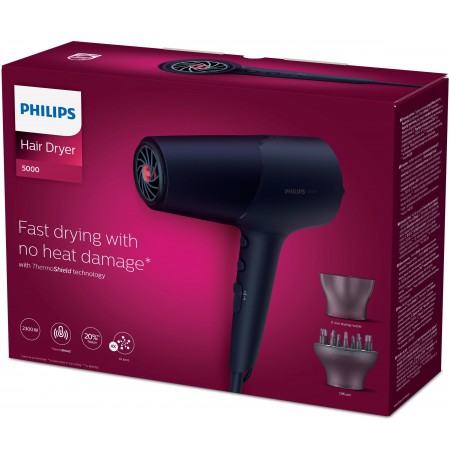 Philips 5000 series BHD510/00 hair dryer 2300 W Navy