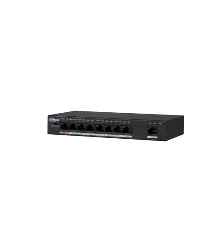 Dahua Technology PFS3009-8ET1GT-96 network switch Unmanaged L2 Fast Ethernet (10/100) Black Power over Ethernet (PoE)