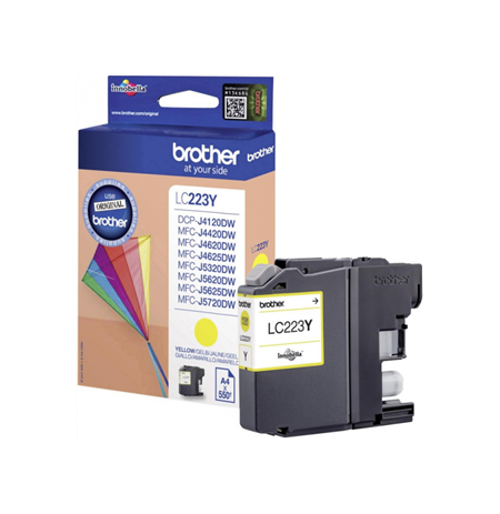 Brother LC223Y, Yellow Ink Cartridge 550 pages