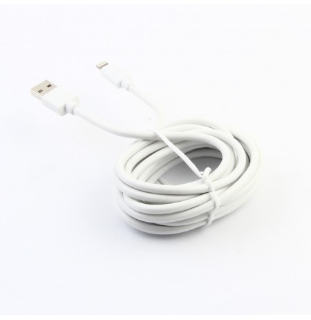 USB-Lighning 3m Cable By Muvit White