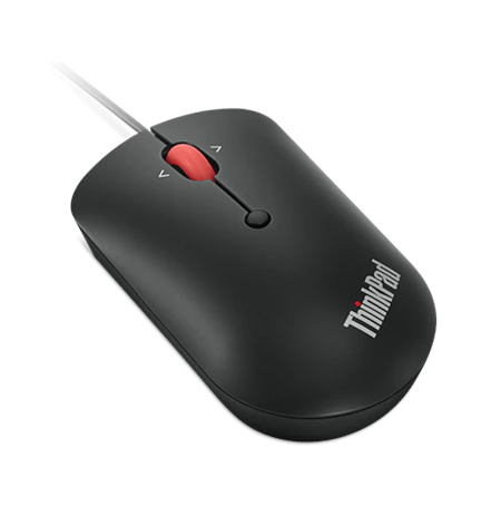 Lenovo ThinkPad USB-C Wired Compact Mouse Raven black, USB-C