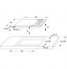 Gorenje Hob GT641KB Gas on glass, Number of burners/cooking zones 4, Mechanical, Black