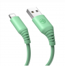 Tellur Silicone USB to Lightning cable 3A, 1m, green
