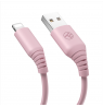 Tellur Silicone USB to Lightning cable 3A, 1m, pink
