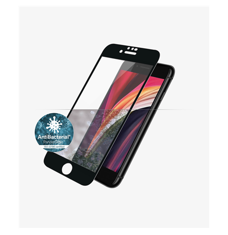 PanzerGlass Apple, iPhone 6/6s/7/8/SE 2020, Hybrid glass, Black,  Screen Protector