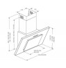 Akpo WK-4 Nero Line Eco Wall-mounted Black, Stainless steel 320 m³/h