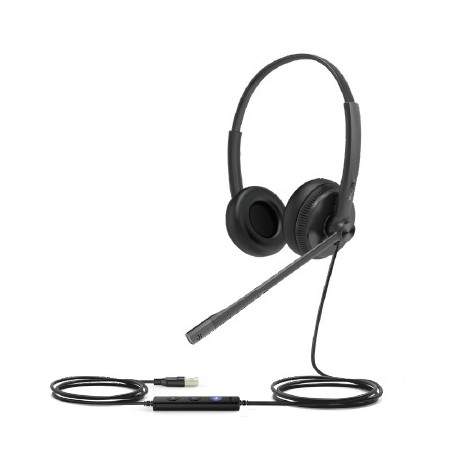 Yealink UH34 Lite Headset Wired Head-band Office/Call center Black