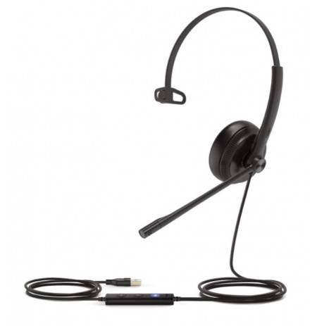 Yealink UH34 MONO TEAMS headphones/headset Wired Head-band Office/Call center USB Type-A Black