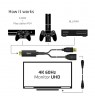 CLUB3D HDMI 2.0 TO DISPLAYPORT 1.2 4K60HZ HDR M/F ACTIVE ADAPTER Black