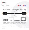 CLUB3D Ultra High Speed HDMI™ Certified Cable 4K120Hz 8K60Hz 48Gbps M/M 5m/16.4ft