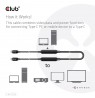 CLUB3D USB 3.2 Gen2 Type C to C Active Bi-directional Cable 8K60Hz M/M 5m/16.4ft