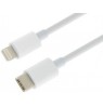 AVACOM DATOVY A NABIJECI USB CABLE TYPE-C - LIGHTNING, 100CM, WHITE