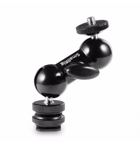 SMALLRIG 1135 MULTI-FUNC DOUBLE BALLHEAD SHOE+1/4&quot,