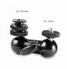 SMALLRIG 1135 MULTI-FUNC DOUBLE BALLHEAD SHOE+1/4&quot,