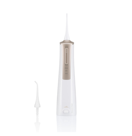ETA Oral Irrigator Sonetic ETA270890000 Cordless, 200 ml, Number of heads 2, White/Gold