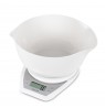 Salter 1024 WHDR14 Digital Kitchen Scales with Dual Pour Mixing Bowl white